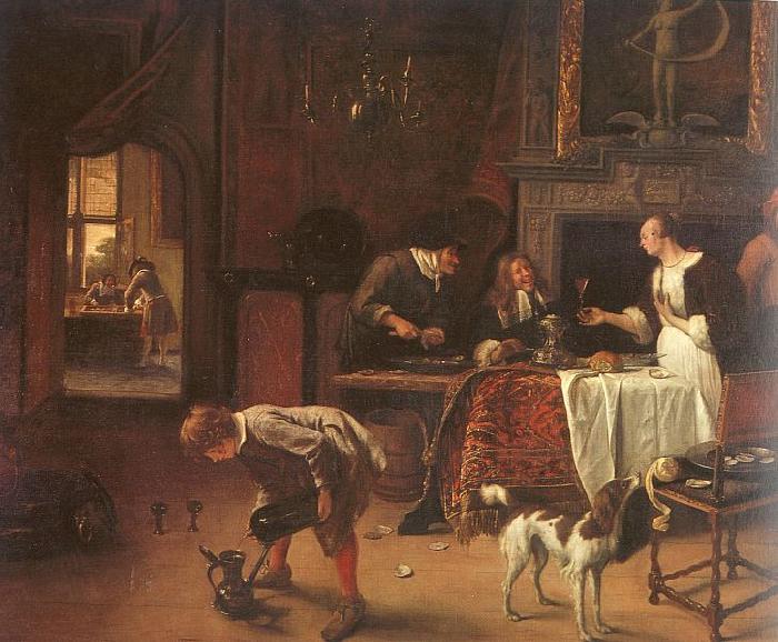 Jan Steen Easy Come, Easy Go oil painting picture
